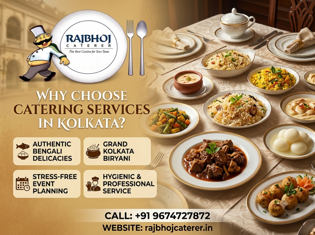 Catering Services in Kolkata, Bengali Caterers in Kolkata, Event Catering Services Kolkata, Rajbhoj Caterer